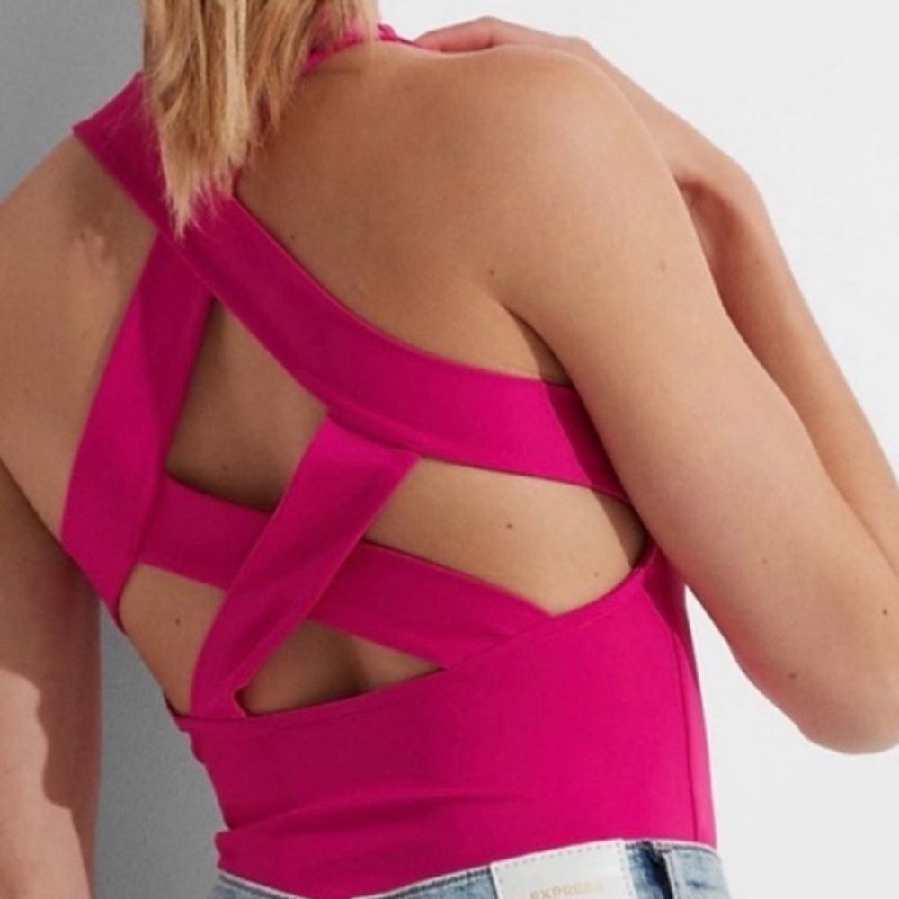 Express Vibrant Pink Bodysuit